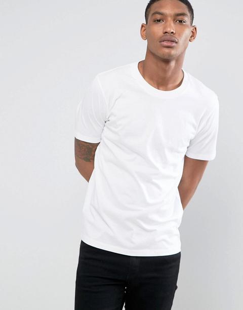 Selected Homme - The Perfect Tee - T-shirt En Coton Pima - Blanc