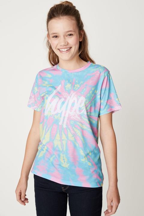 Girls Hype Tie Dye Tee From Next On 21 Buttons