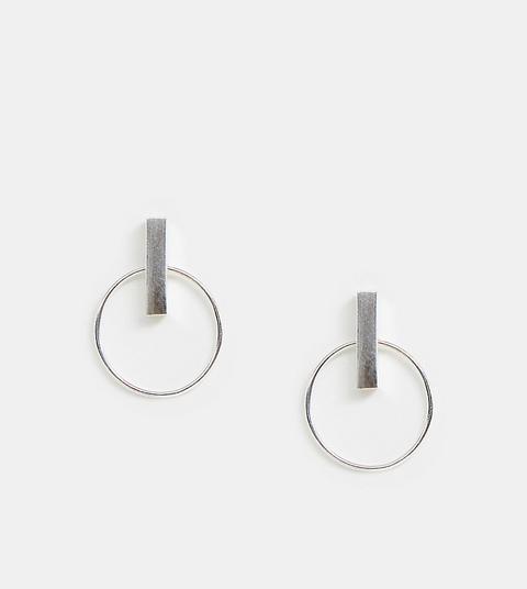 Kingsley Ryan Boucles D Oreilles Anneau Et Barre En Argent Massif Argente From Asos On 21 Buttons