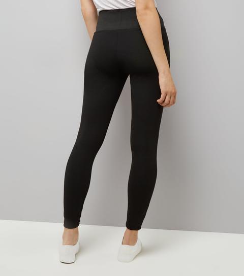 Black Corset Waist Leggings