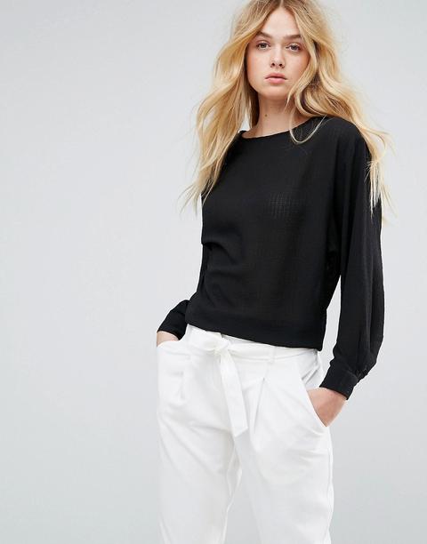 Blusa De Crepé De Soaked In Luxury