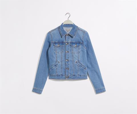 oasis white denim jacket