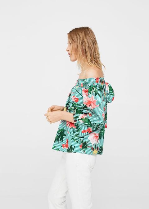 Blusa Estampado Tropical