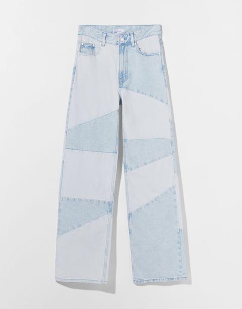 Jeans 90´s Contraste Bicolor