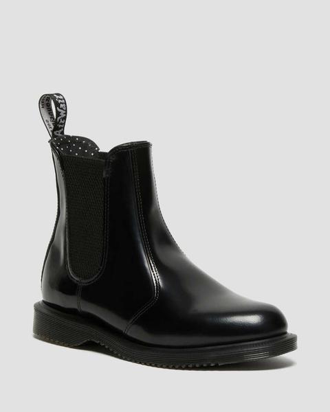 Flora Smooth Leather Chelsea Boots