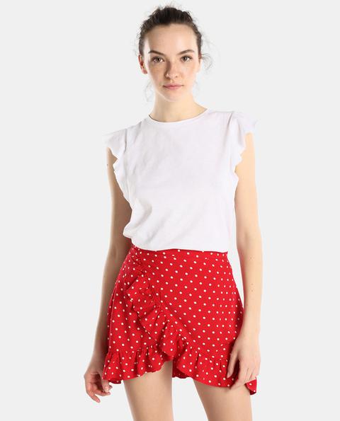 Easy Wear - Falda De Mujer Cruzada Con Volantes