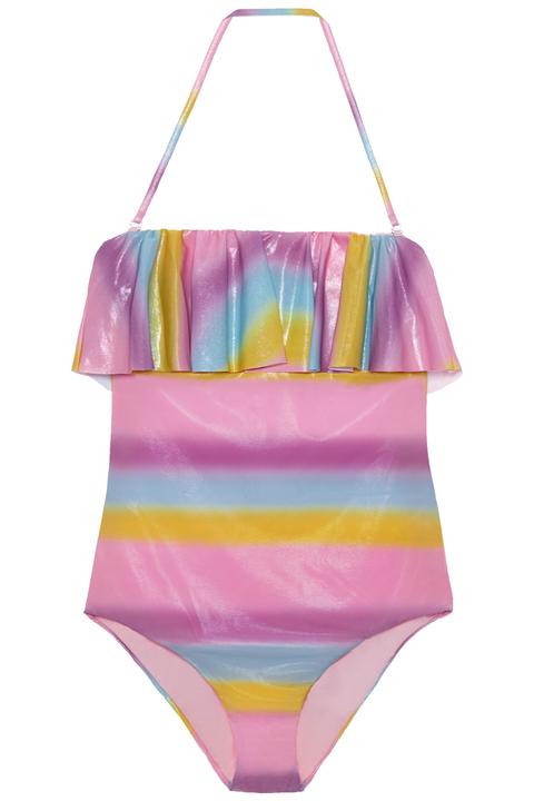 Bañador Entero Bandeau Volante Rainbow