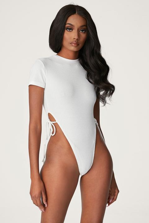 meshki white bodysuit