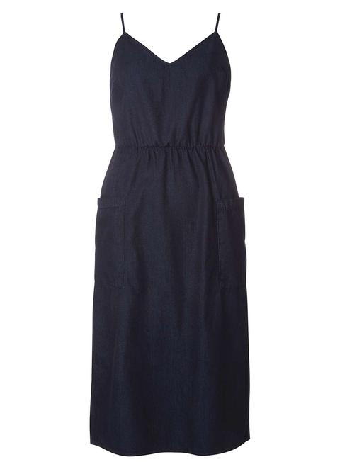 Indigo Midi Cami Denim Dress