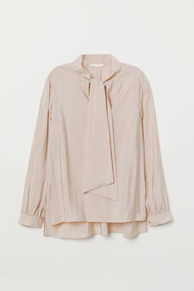 H & M - Blusa Con Lazada - Rosa