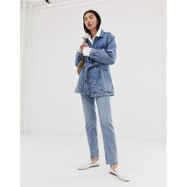 Weekday - Bon - Jean Droit - Bleu Clair 