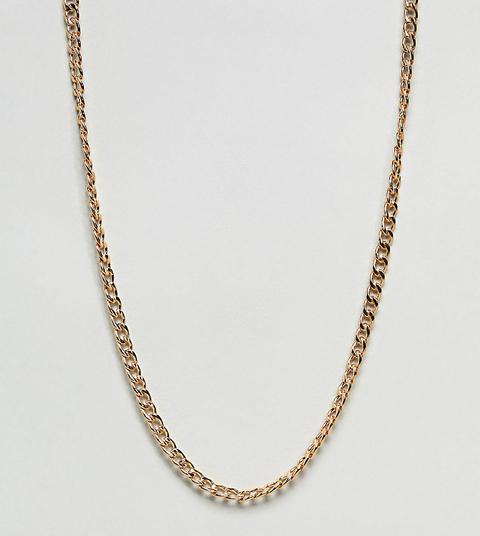 Designb - Collana Con Catena Barbazzale Color Oro - In Esclusiva Per Asos - Oro