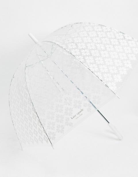 Paraguas Transparente Con Estampado Floral De Kate Spade-borrar