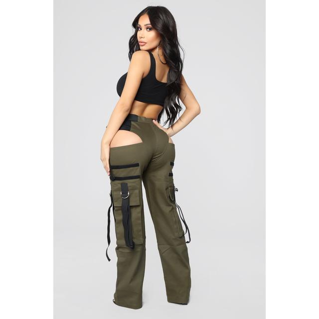 cut out cargo pants
