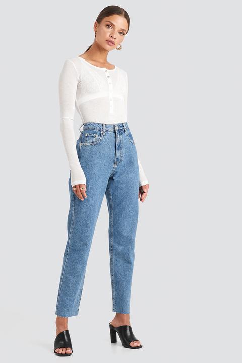 Straight Jeans Bleu