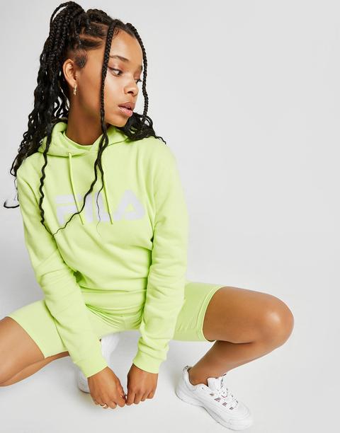 Fila Reflective Logo Boyfriend Hoodie - Green - Womens