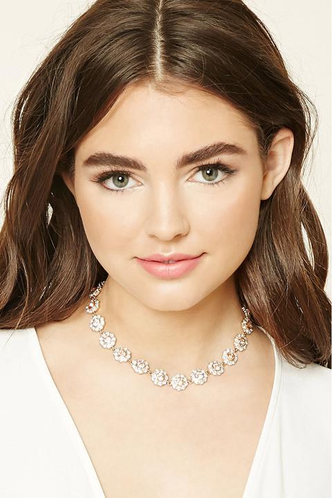 Rhinestone Statement Necklace