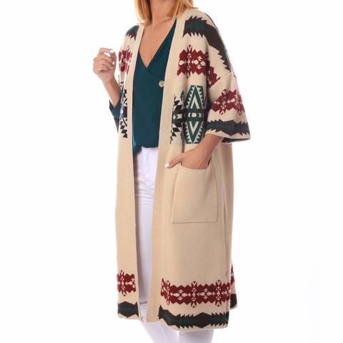 Maxi Cardigan Grecas