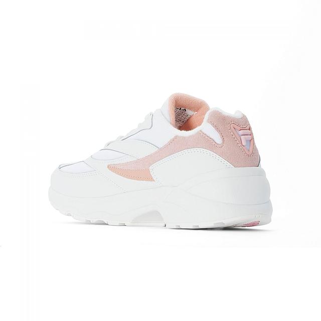 salmon pink white fila