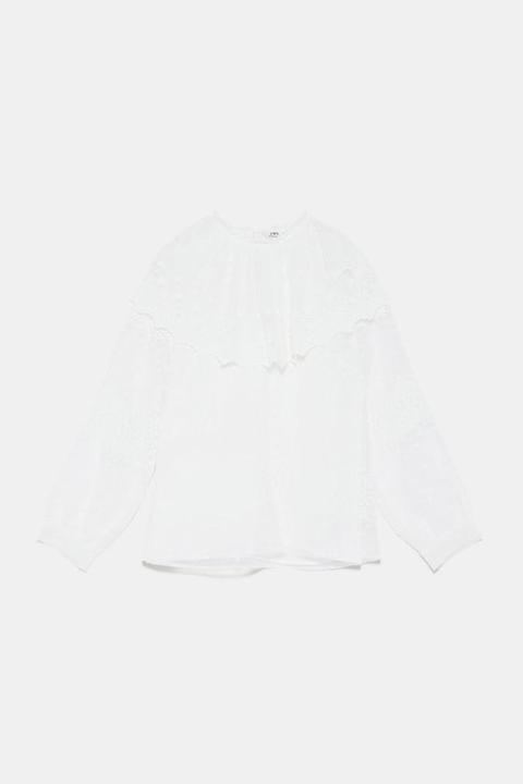 Blouse À Volant