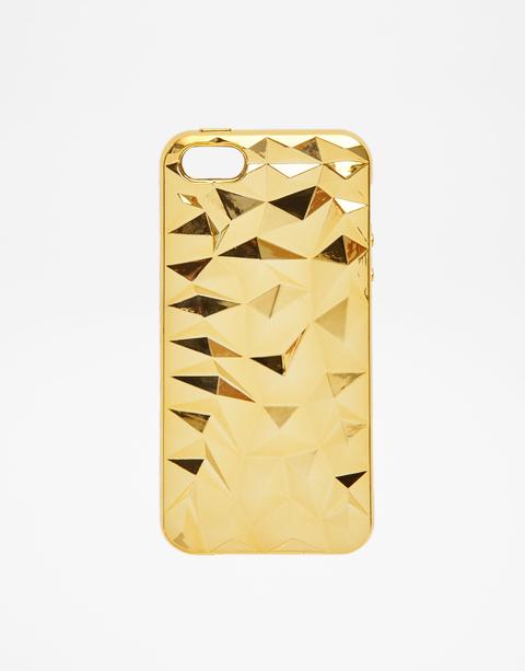 Cover Diamanti Dorati Iphone 5/5s