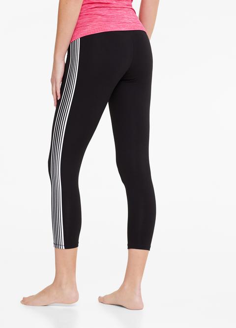 Leggings Sportivi Stretch Bande Rigate