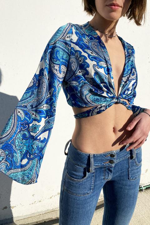 Blusa Crop Nudo