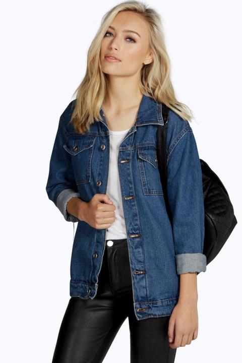 Jodie Oversize Denim Boyfriend Jacket