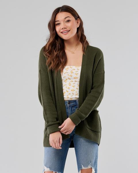 Easy Textured Cardigan from Hollister 