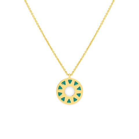 Rainbow Necklace Green - Maria Pascual Shop