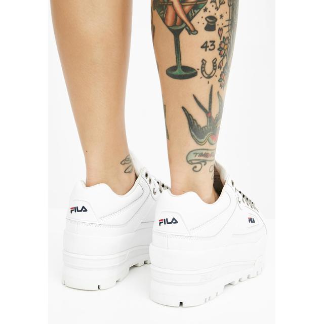 fila icy trailblazer wedge sneakers