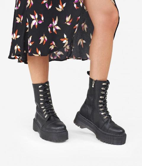 Botas Militares Con Plataforma