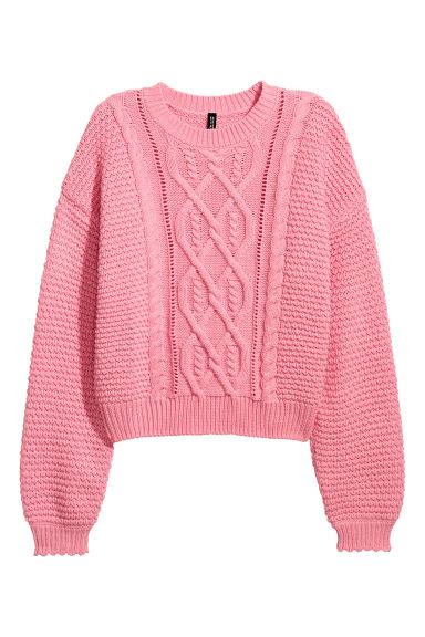Textured-knit Jumper