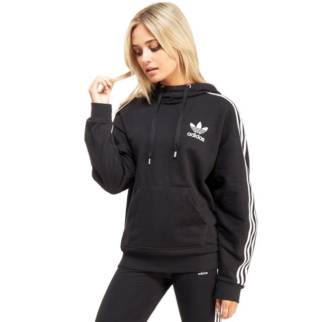 adidas originals three stripe hoodie