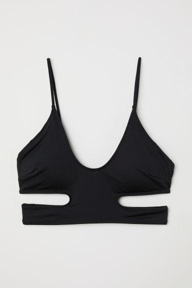 H & M - Top De Bikini - Negro