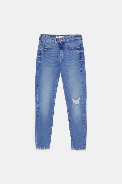 Jeans Z1975 Skinny Con Strappi