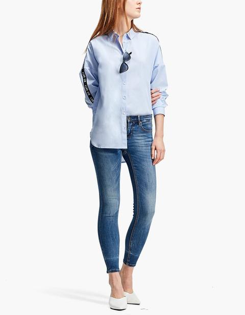 Skinny Denim Basic Jeans Chiaro