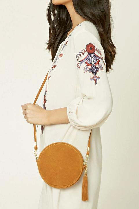 Genuine Suede Crossbody