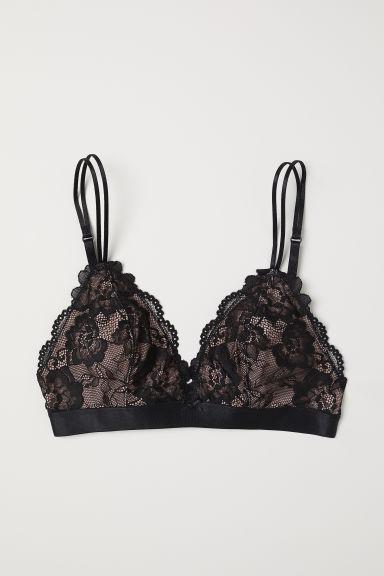 H & M - Reggiseno Pizzo Senza Ferretto - Arancione