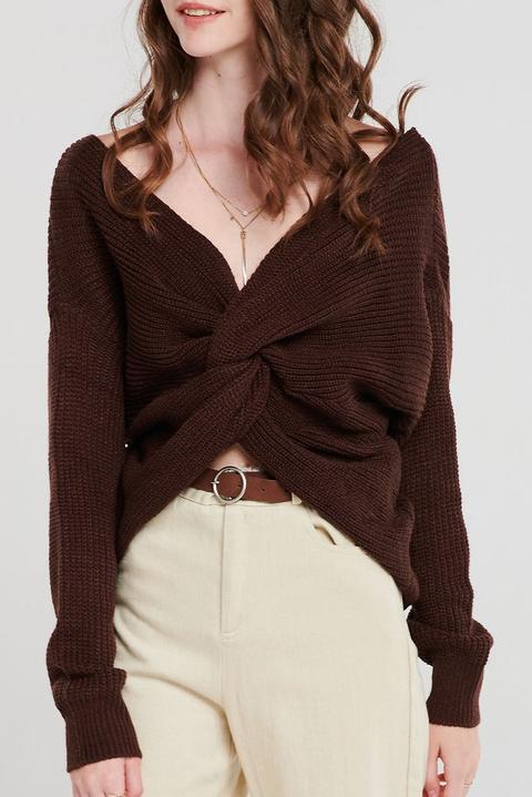 Cara Twisted Knit Top-2 Colors