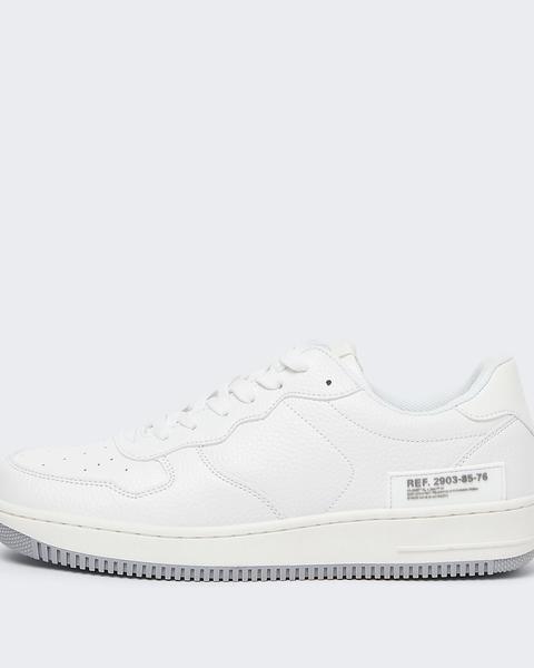 White Low Court Trainers