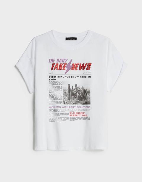 Camiseta Print Notícias