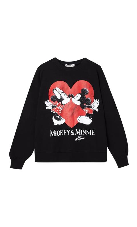 Stradivarius Sweat Mickey Femme Noir S from Stradivarius on 21 Buttons