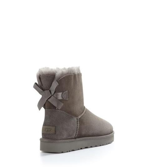 Ugg Mini Bailey Bow Ii Boot Damen Grey 37 From Ugg On 21 Buttons