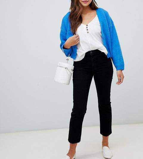 Miss Selfridge Straight Leg Jeans In 