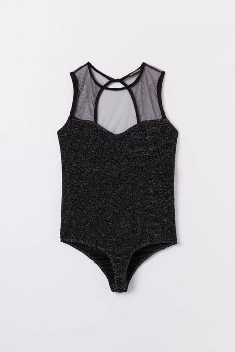 Body Lurex Inserto Tulle