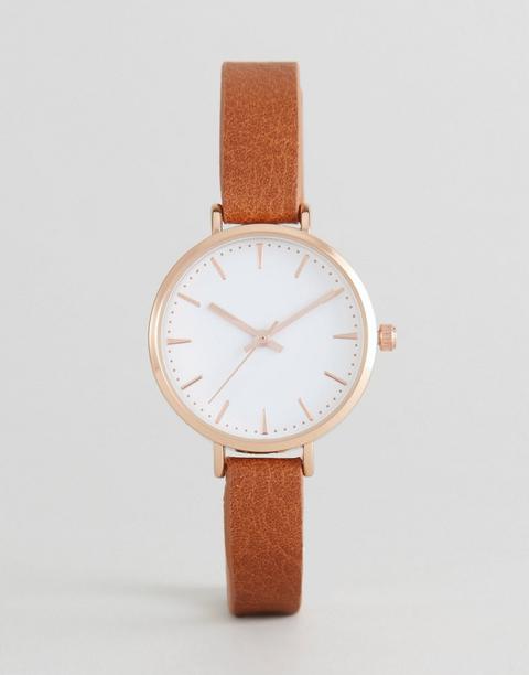 Asos Curve Tan Watch