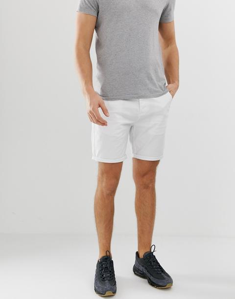 asos white shorts