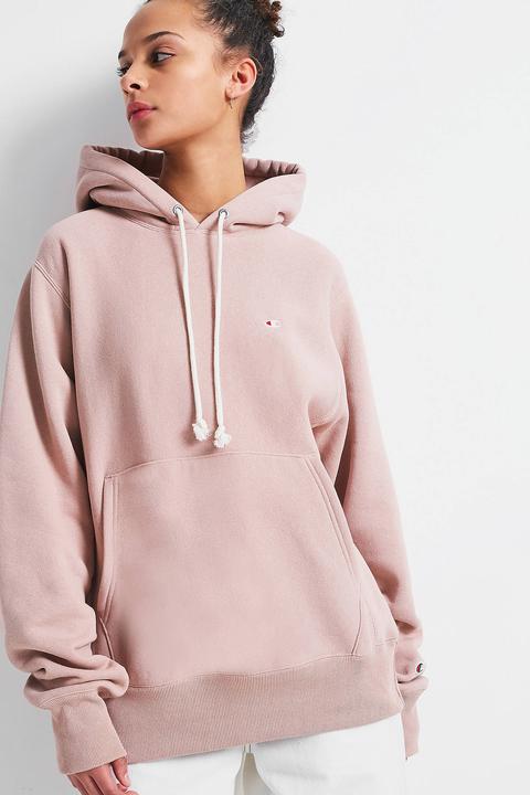 Champion X Uo Blush Reverse Weave Hoodie - Womens L