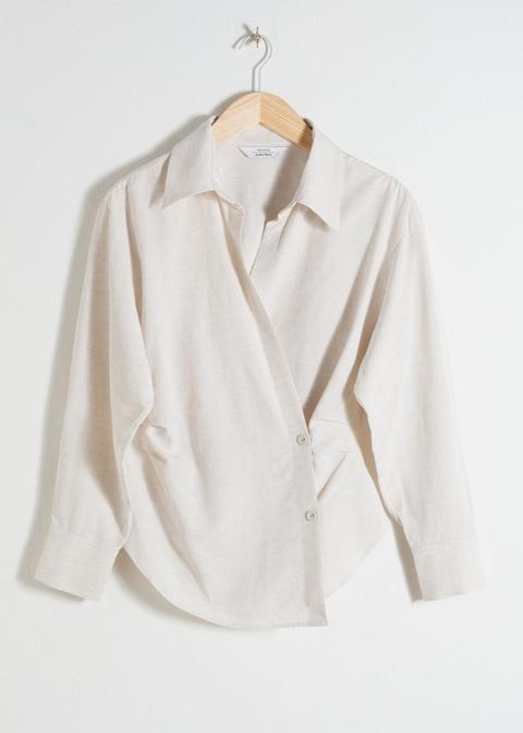 Wrap duo button shirt Clearance